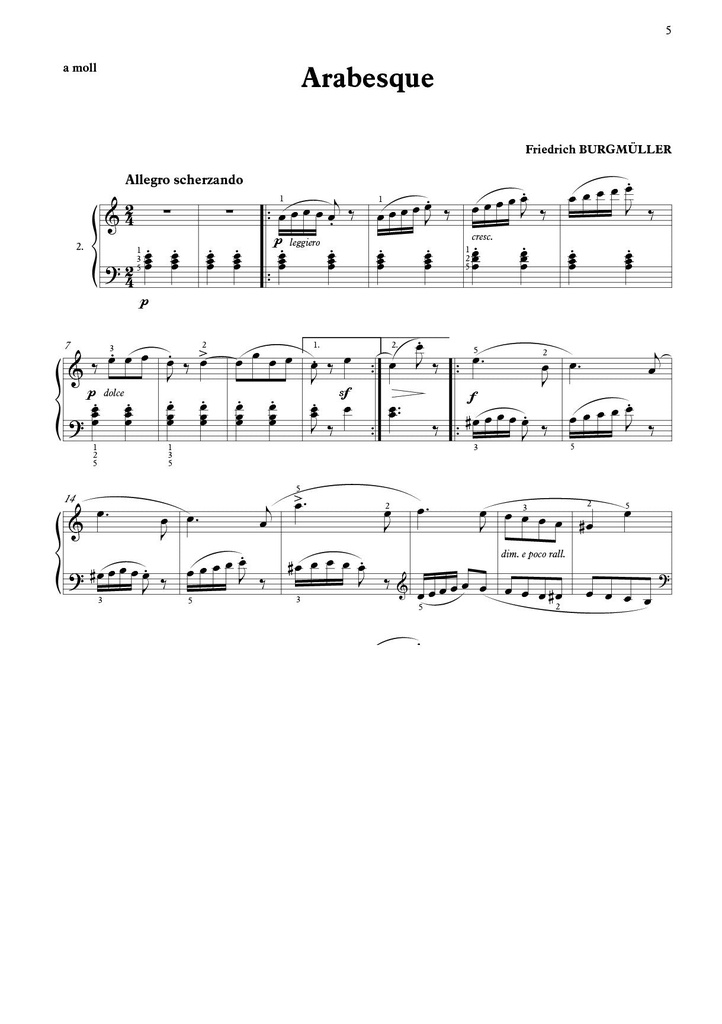 25 Easy and Progressive Studies, Op.100 (English)