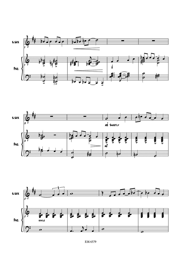In Blue (Sax)