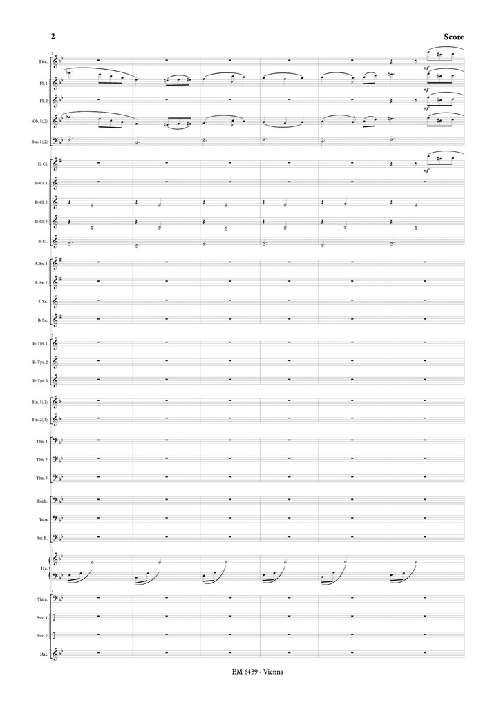 Postcard from Vienna (Score & parts)