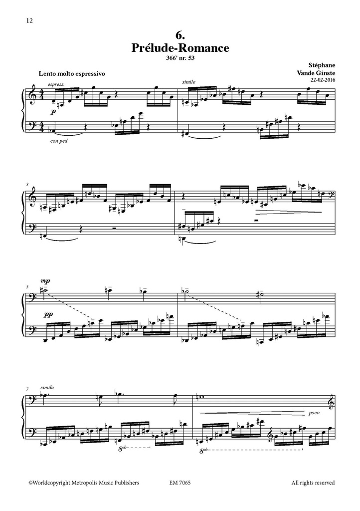 Complete 366' - Book 1 : 12 Preludes