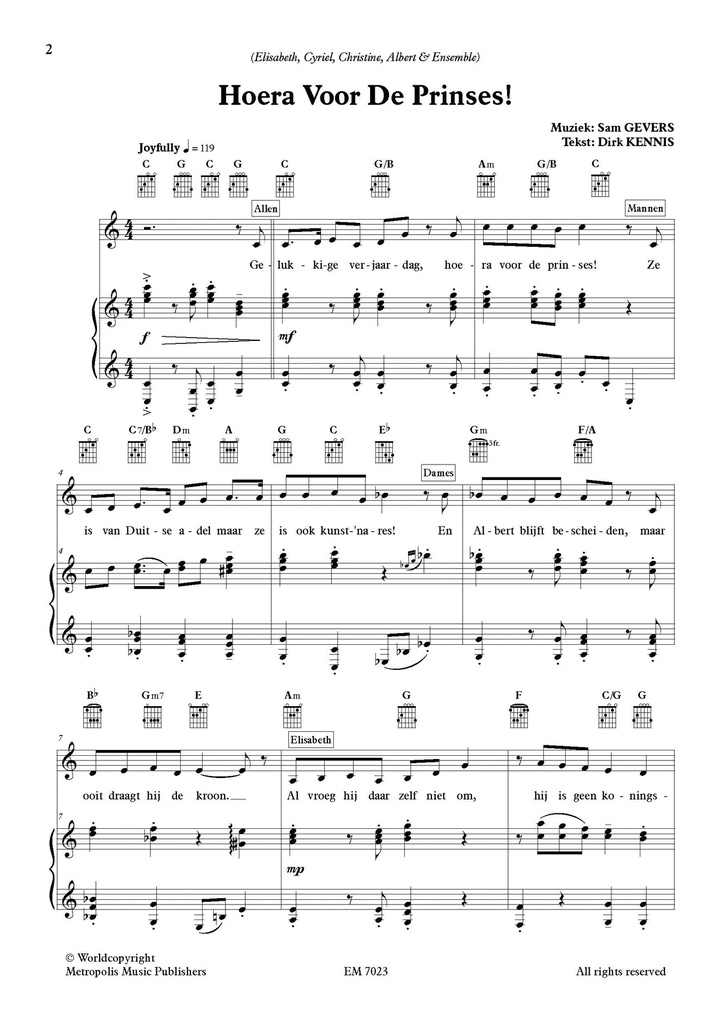 Albert I - Songbook