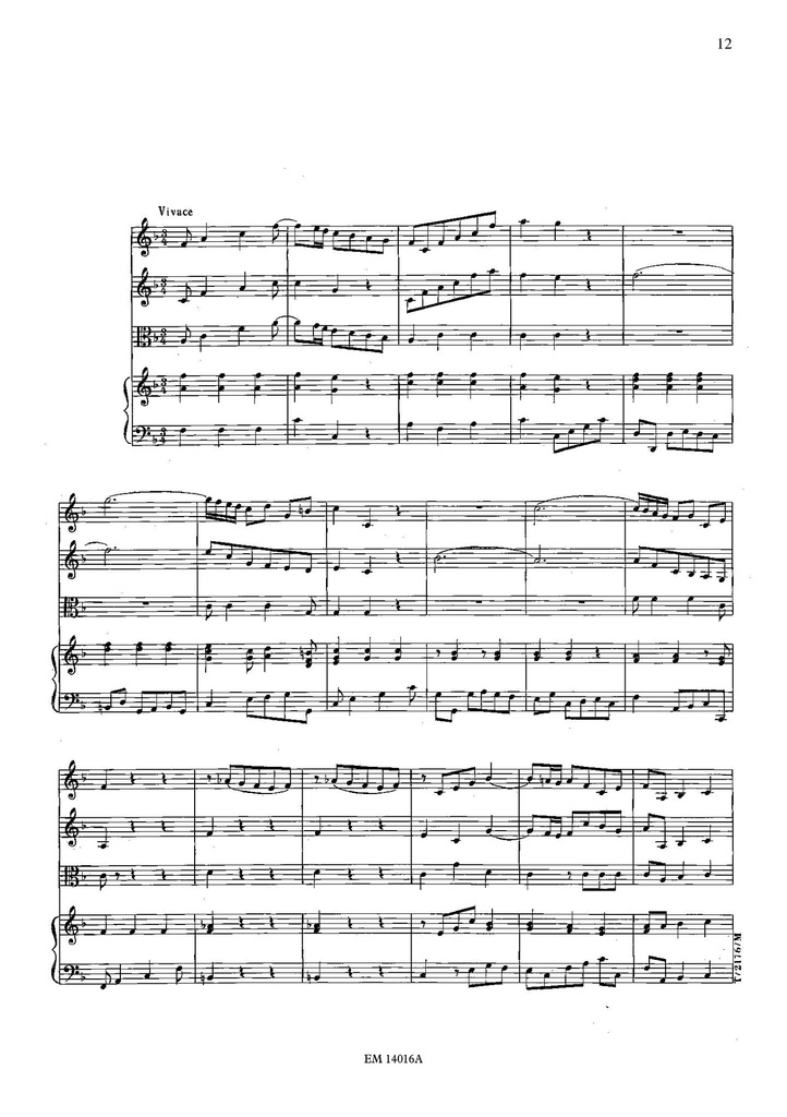 Concerto F-Dur (Partituur)