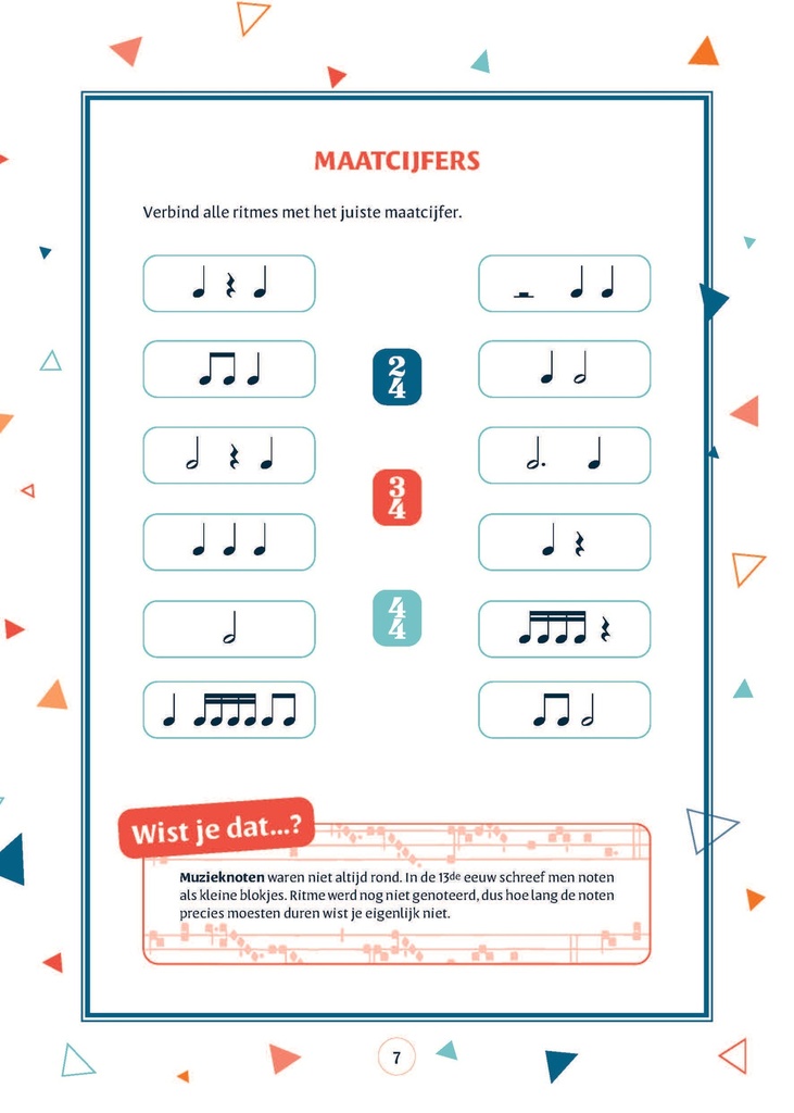 Mijn Vakantieboek Muziek (Na het eerste jaar muziekles)