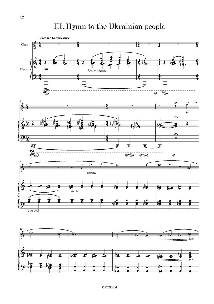 Sonata for Oboe and Piano