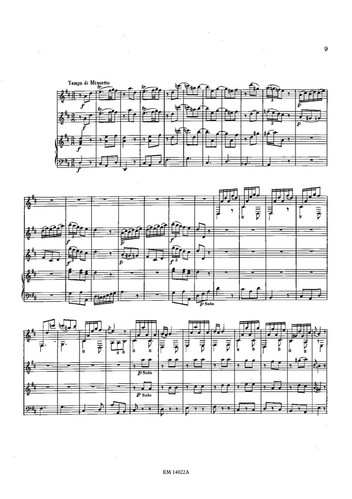 Concerto D-Dur (Partituur)
