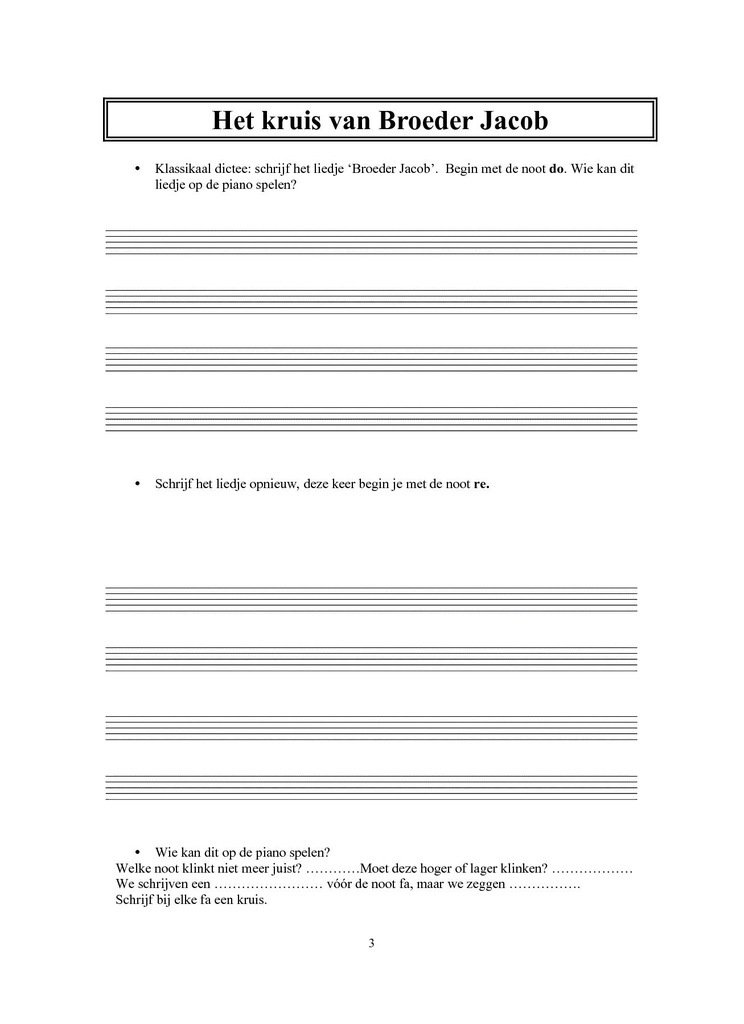 Algemene Muzikale Gehoorvorming voor AMV - L2 (Leerling)