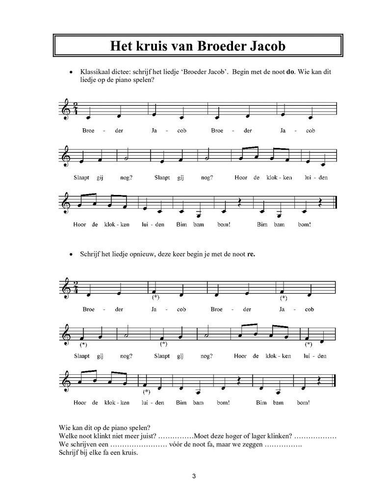 Algemene Muzikale Gehoorvorming voor AMV - L2 (Leraar)