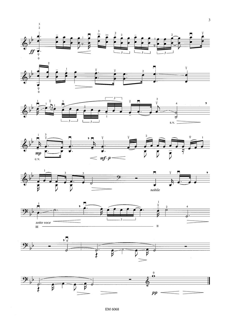 6 Arabesques for Cello Solo