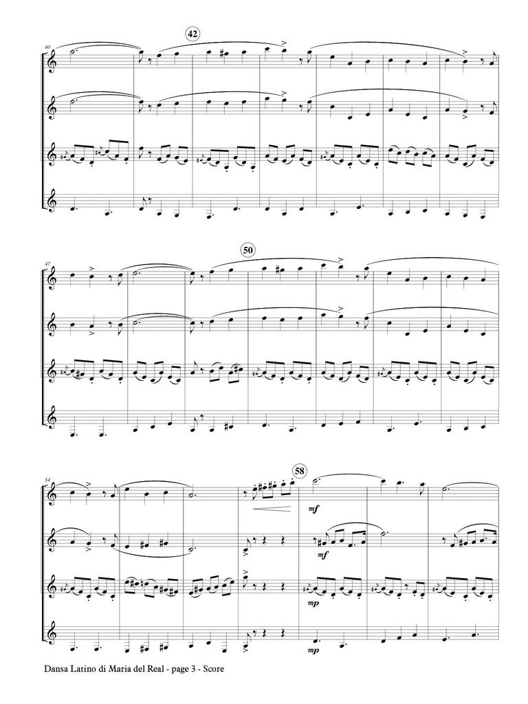 Latin dances no.3 (Dansa latino)