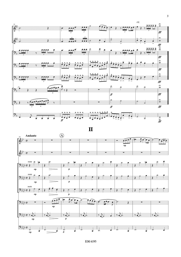 3 Inspirations for Brass Octet