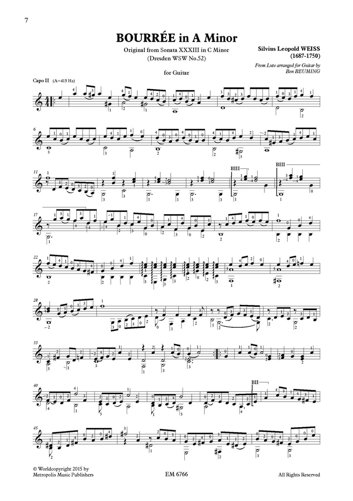 Sonata XXXIII (Dresden No.52)