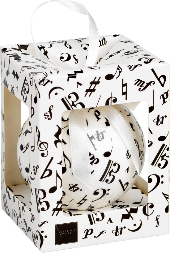 Kerstbal Muzieksymbolen