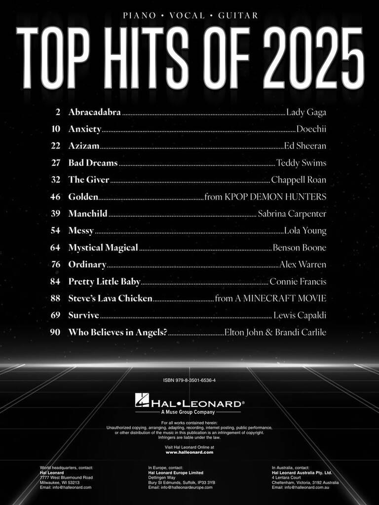 Top Hits of 2025