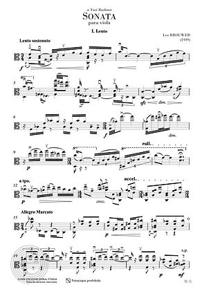 Sonata par Viola