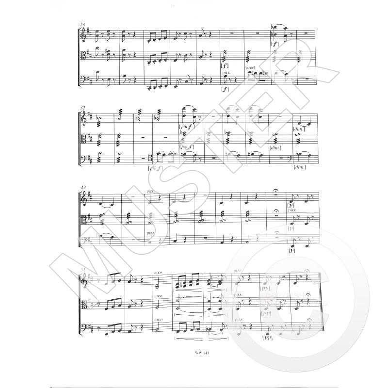 Allegretto Moderato D-Dur für Streichtrio