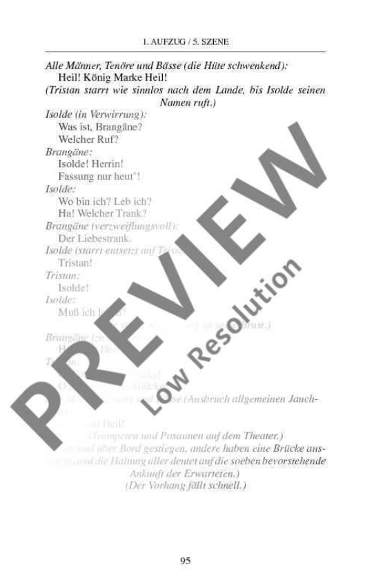 Tristan & Isolde (Libretto)