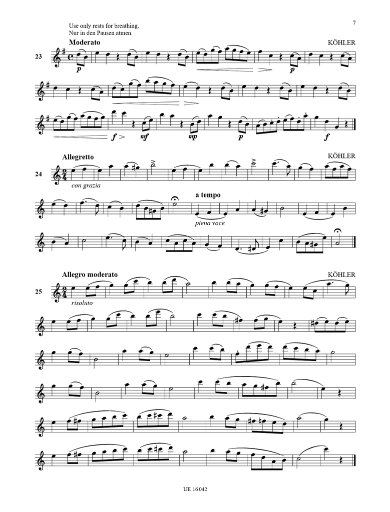 Easy Classical Studies for Flute