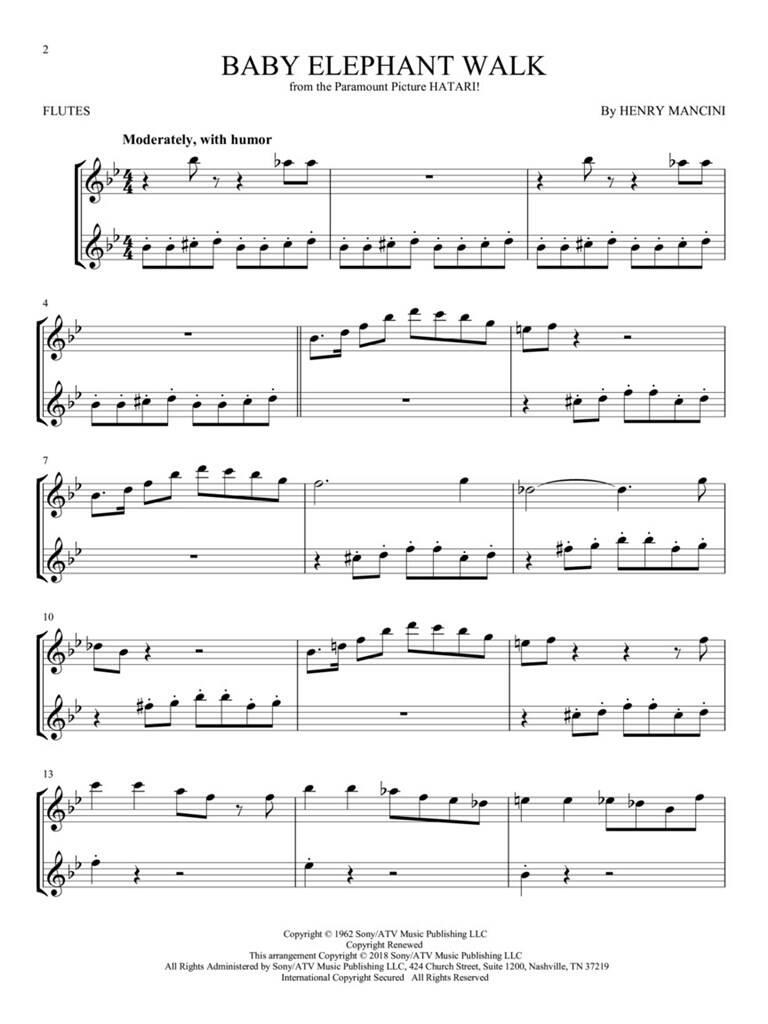 Movie Songs for Two Flutes