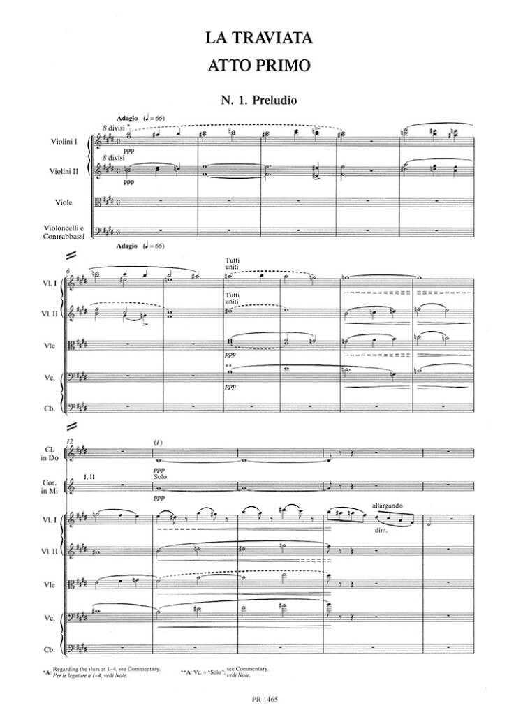 La Traviata (Critical Edition – Study Score)