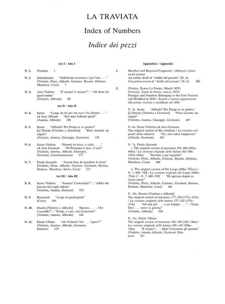 La Traviata (Critical Edition – Study Score)