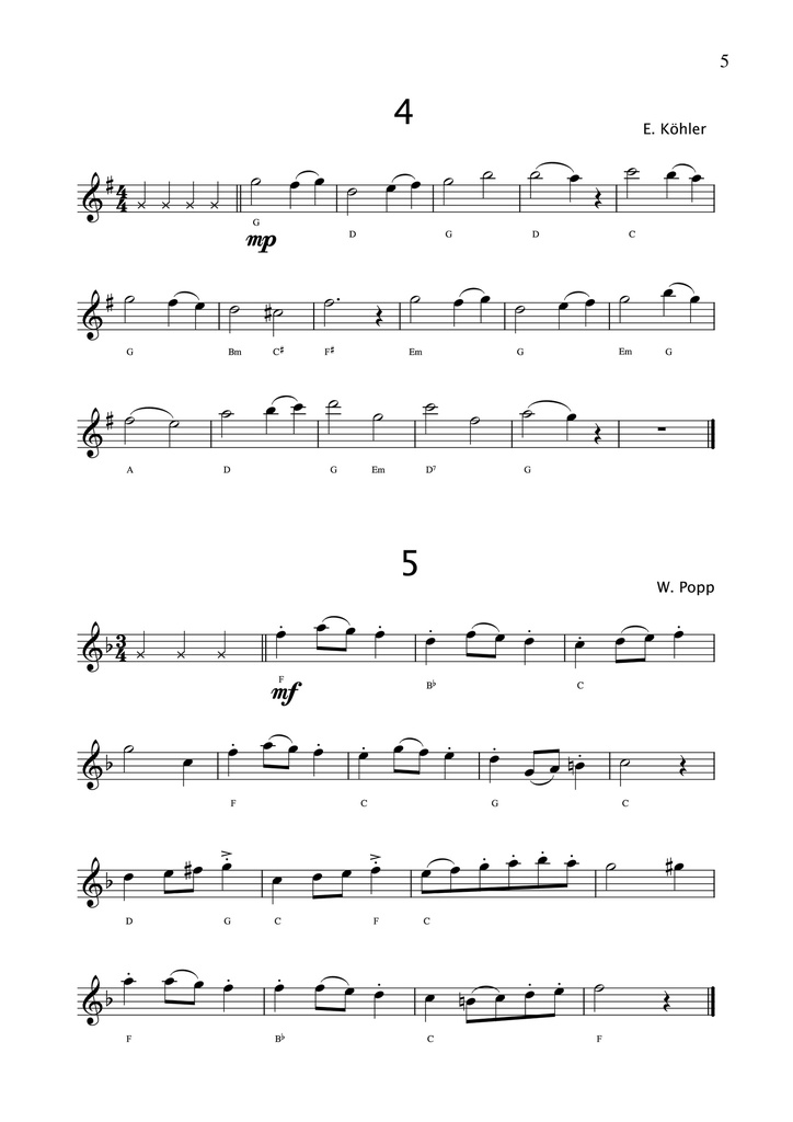 70 Etudes for Flute