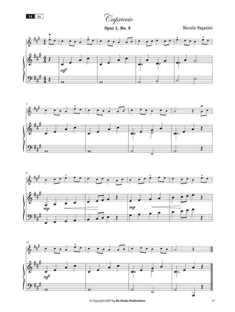 Classical Pieces for Violin