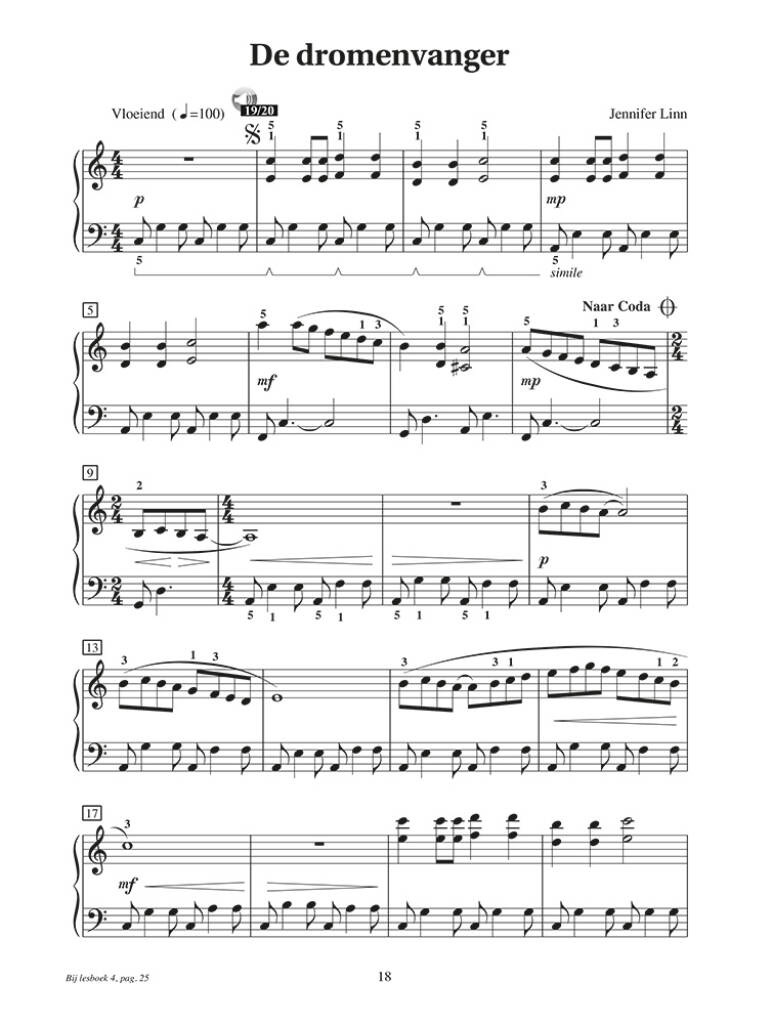 Pianomethode Speelboek - 4