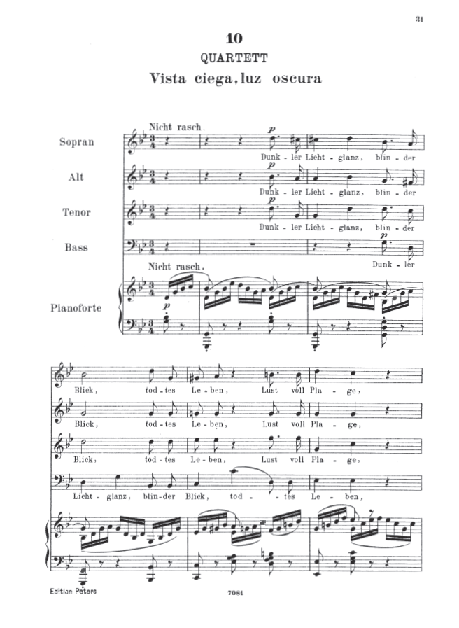 Spanische liebeslieder, Op.138