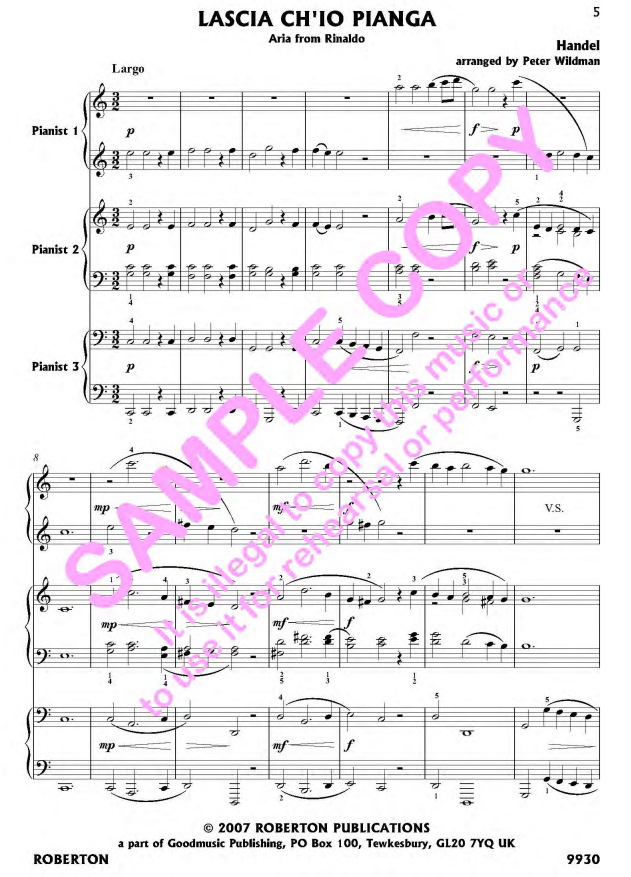 30 Fingers Series: Easy Baroque Trios