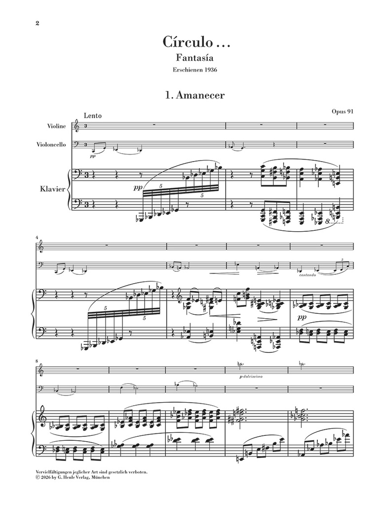 Círculo ... op. 91
