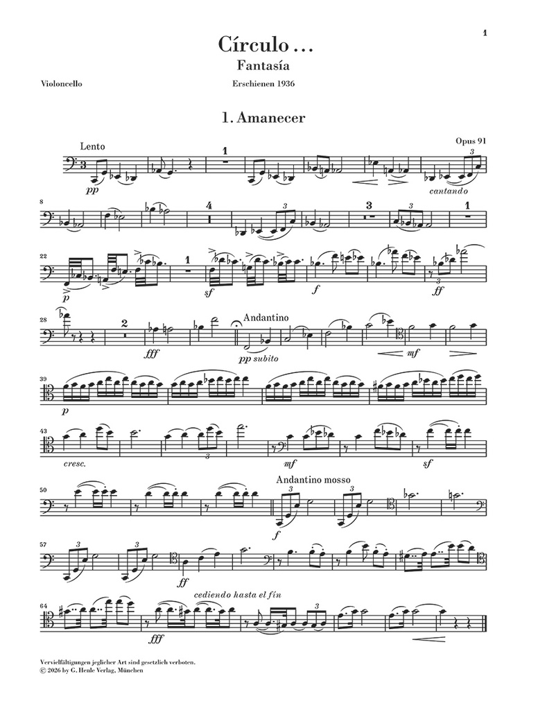 Círculo ... op. 91