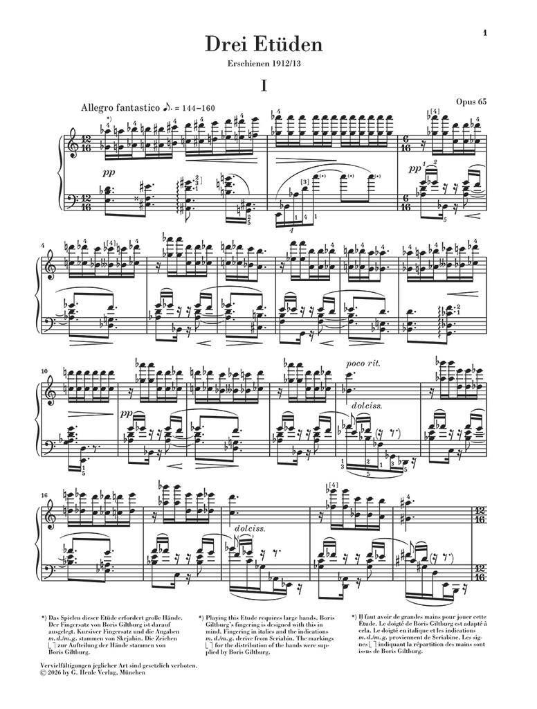 Three Etudes