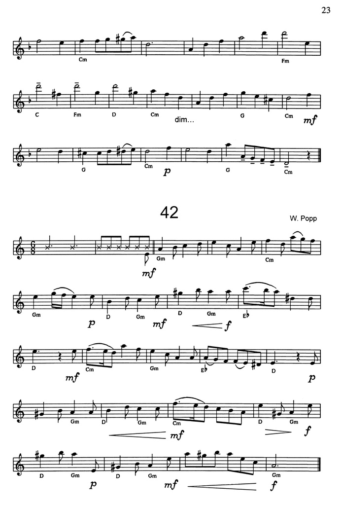 69 Etudes for Clarinet