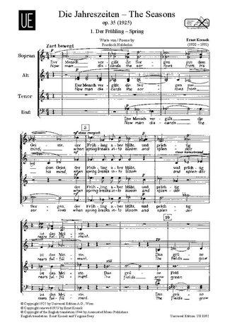 The Seasons (Choral score)
