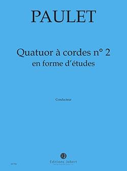 Quatuor à cordes No.2 en forme d'études