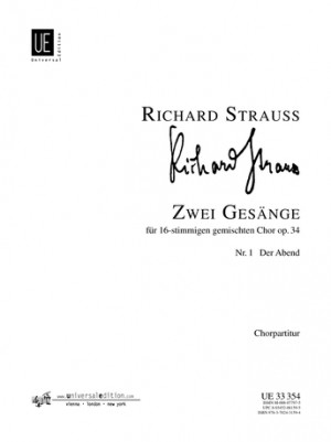 Zwei Gesänge, No.1 (Der Abend)