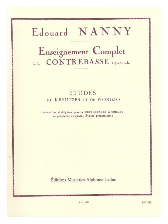 Etudes de Kreutzer et de Fiorillo
