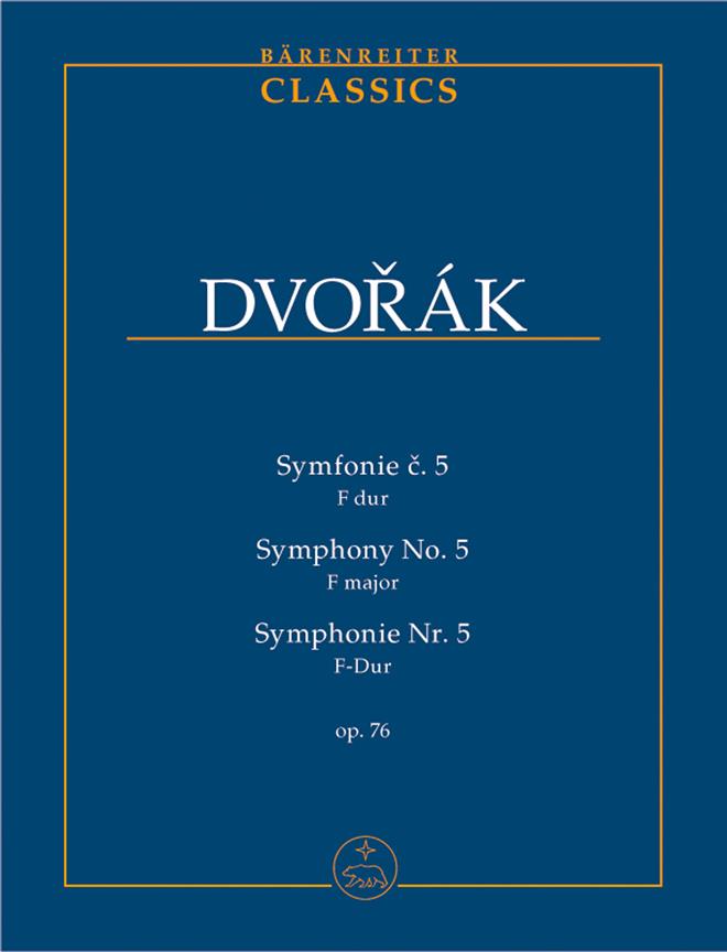 Symphony No.5 in F major, Op.76 (Study score)