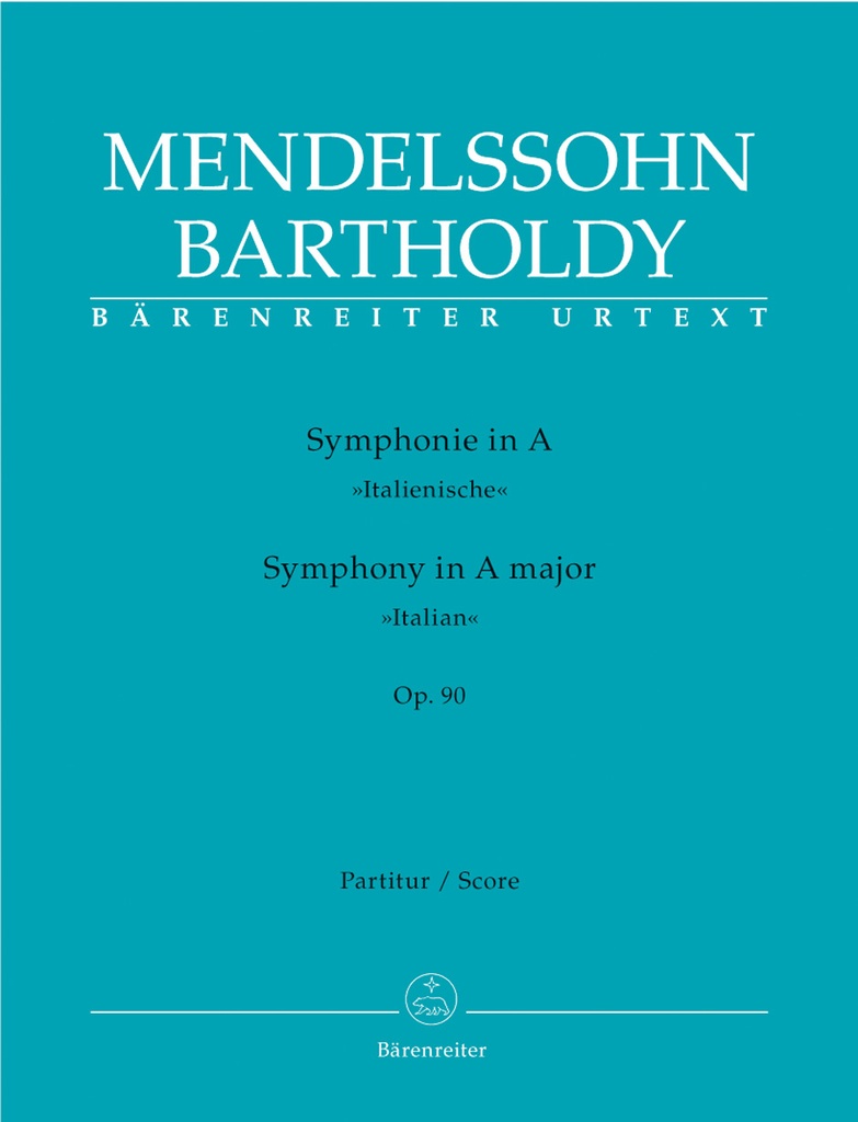 Symphony in A major, Op.90 'Italian' (Full score)