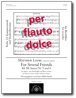 For several friends, Vol. 3 (Suites 5 & 6)