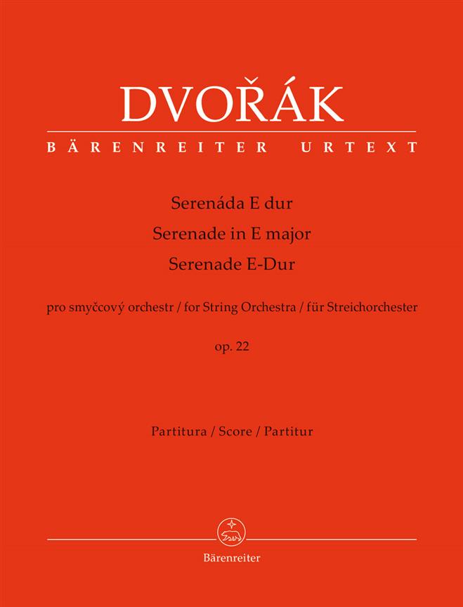 Serenade for String Orchestra E Major, Op.22 (Full score)