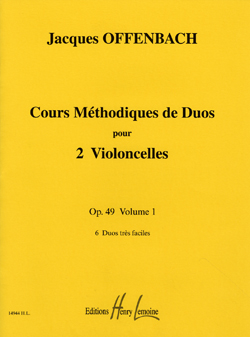 Cours méthodique de duos pour deux violoncelles, Op.49 - Vol.1