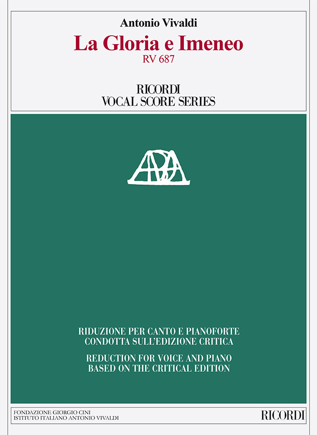 La Gloria e Imeneo, RV.687 (Vocal score)