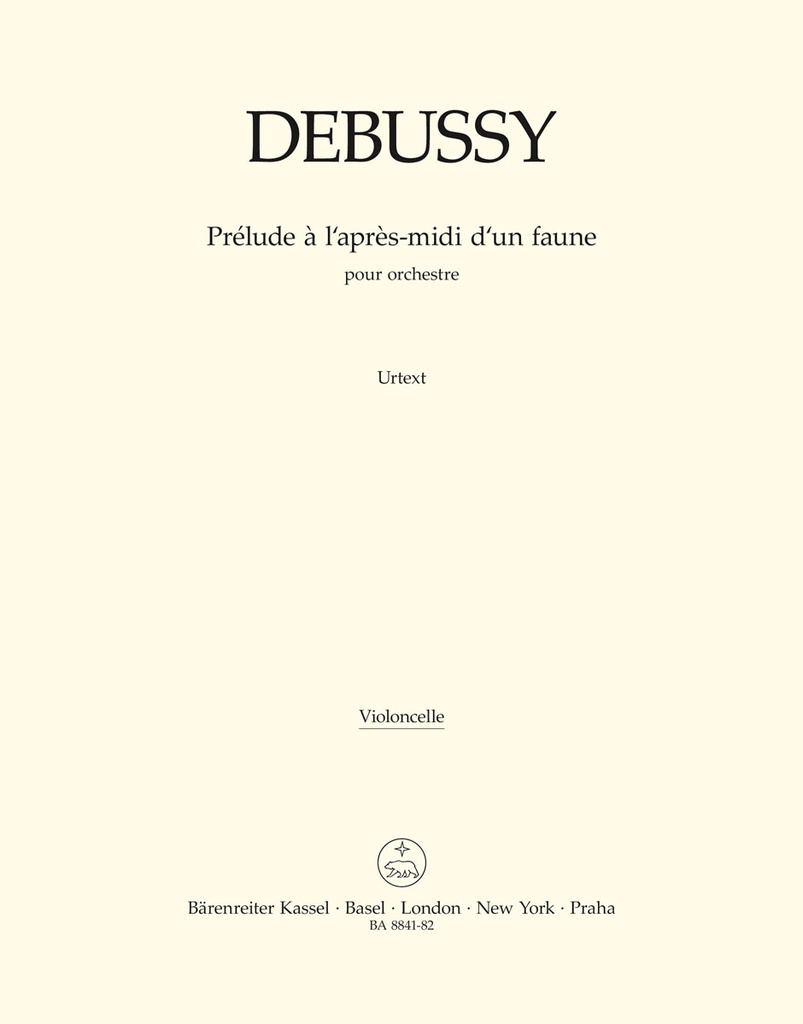 Prélude à l'après-midi d'un faune (Cello part)