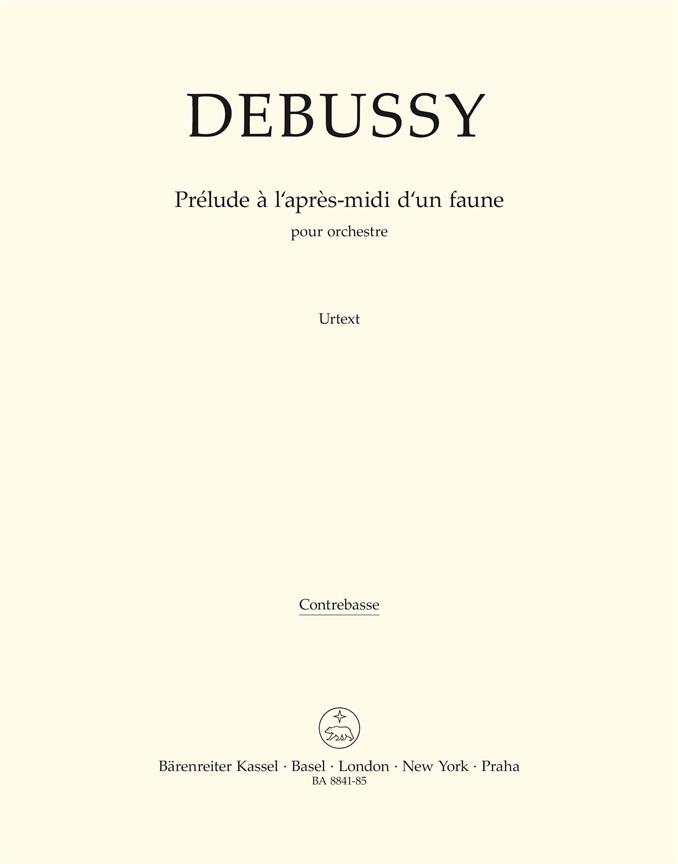 Prélude à l'après-midi d'un faune (Double bass part)