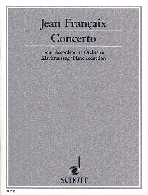 Concerto pour Accordéon et Orchestra (Piano reduction)