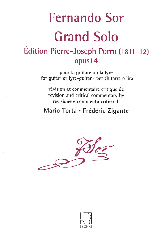 Grand Solo, Op.14 (Edition Pierre Porro)