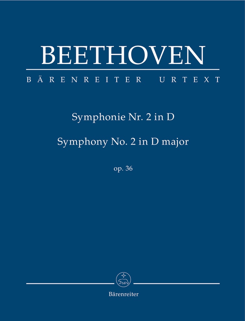 Symphony No.2 D major, Op.36 (Study score)