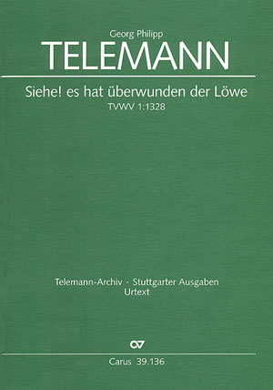Siehe! es hat überwunden der Löwe - Cantata for St.Michael's Day (Vocal score)