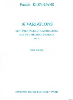 Variations sentimentales et capricieuses, Op.66